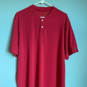 NWOT Nike Golf Tiger Woods TW SS Red Aeroreact Blade Shirt Size XL BV1315-687